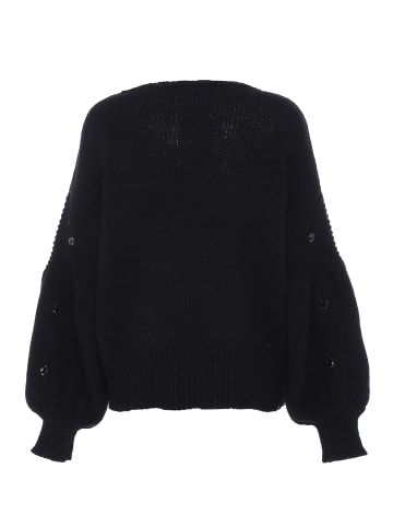 faina Damen Pullover Mit Strass in SCHWARZ