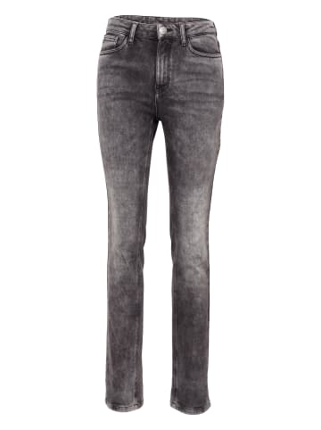 Zero Jeans Style ORLANDO Straight Leg 32 Inch in Dark Grey Used Denim
