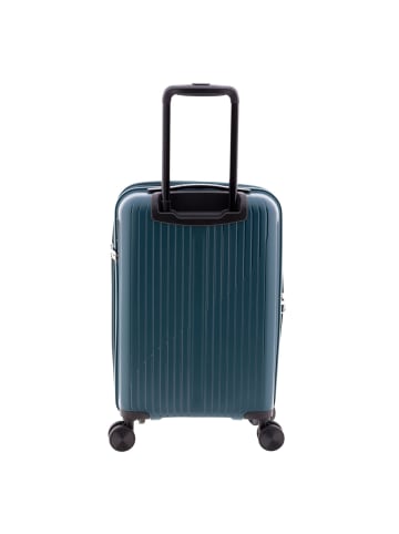 Gladiator 5000 4 Rollen Kabinentrolley 55 cm mit Dehnfalte petrol