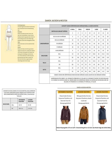 CARHARTT  Jacke "Twill 106450" in Schwarz