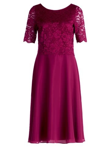 Vera Mont Cocktailkleid mit Spitze in Sweet Berry