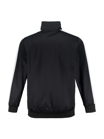 JP1880 Sweatjacke in schwarz