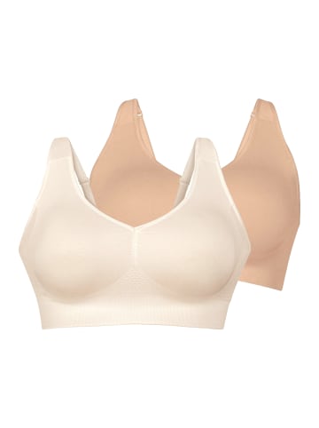 Anita Bustier Lotta Prothesen BH in Creme / beige