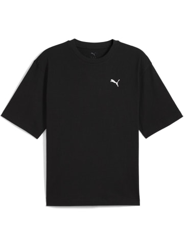 Puma T-Shirt "WARDROBE ESS Boxy Tee" in Schwarz