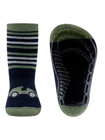 ewers Stoppersocken Rennauto in navy