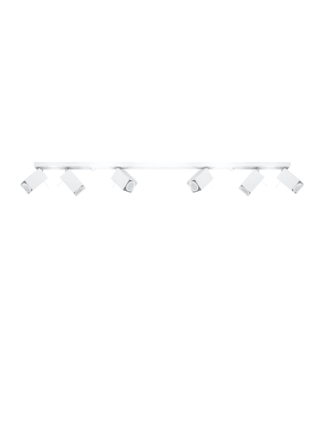 Nice Lamps Deckenleuchte TOSCANA 6L in Weiß H 16 cm