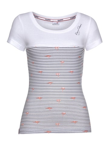 Kangaroos T-Shirt in weiß-blau-gestreift