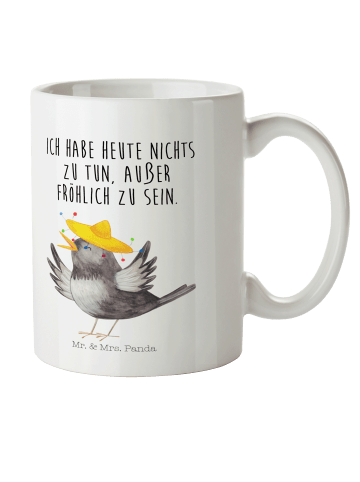 Mr. & Mrs. Panda Kinderpott Rabe Sombrero mit Spruch in Weiß