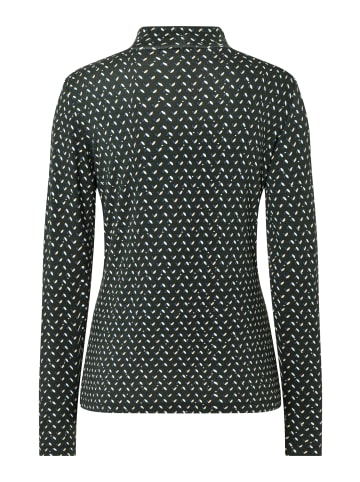 More & More gemustertes Rollkragenshirt in little coloured leaf print