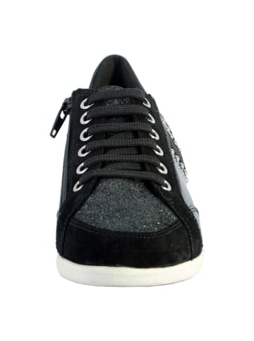 Geox Myria Nappa-Leder-Sneaker Schwarz