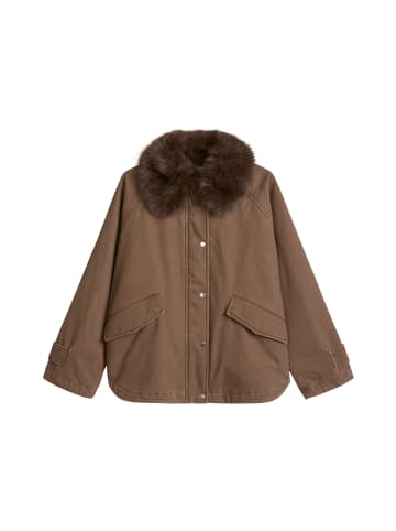 Marc O'Polo Twill-Outdoorjacke relaxed in Earthy Taupe
