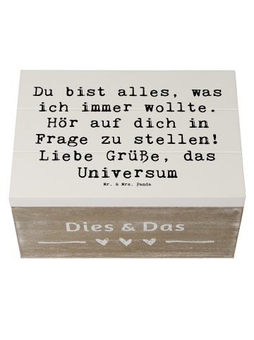 Mr. & Mrs. Panda Schatulle Spruch Hoffnung und Selbstliebe mit S... in Weiß
