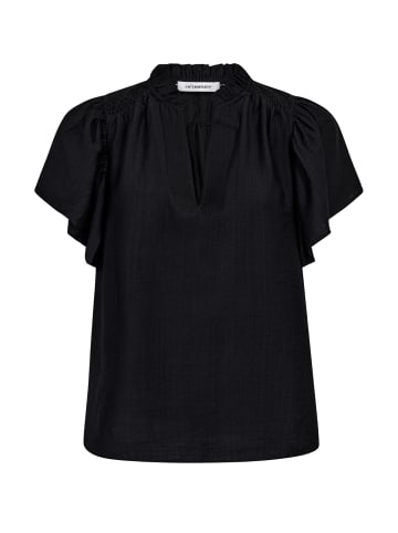 Co'couture Top HeraCC SS Frill in Black