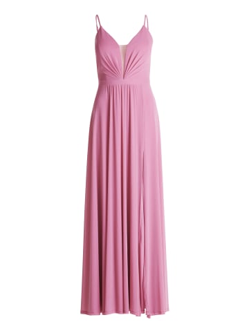 Vera Mont Abendkleid mit Lurexfaden in Rosé/Silver