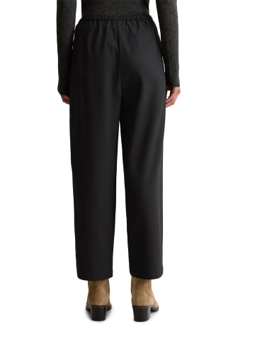 Marc O'Polo DENIM Bundfaltenhose loose tapered in Schwarz
