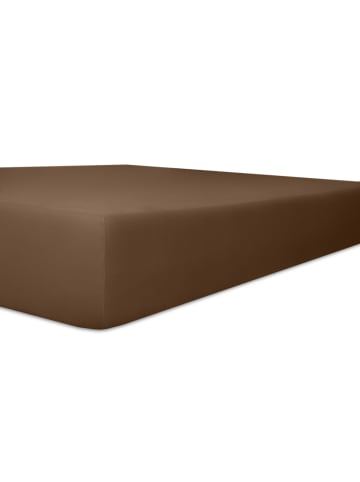 Kneer Spannbetttuch VARIO-STRETCH Q22 in mocca