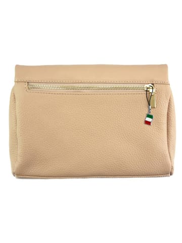 Florence Leder Schultertasche, Clutch Florence Tasche rosa ca. 24cm