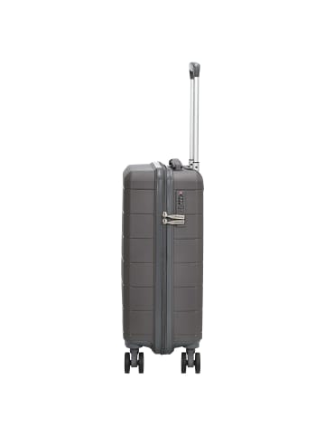 D&N Travel Line 2900 - 4-Rollen-Kabinentrolley S 55 cm (mint) in grau