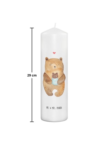 Mr. & Mrs. Panda Trauerkerze Bär Baby ohne Spruch in Weiß