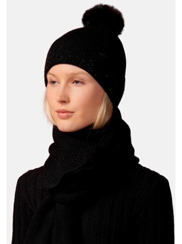 KOROSHI Strickschal in BLACK