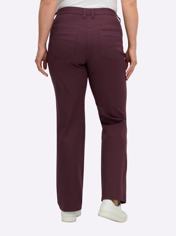 sheego Twill-Hose in burgund