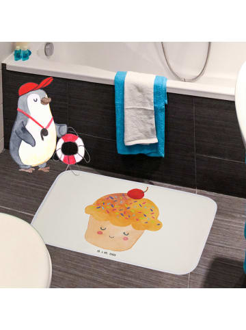 Mr. & Mrs. Panda Badematte Cupcake ohne Spruch in Weiß