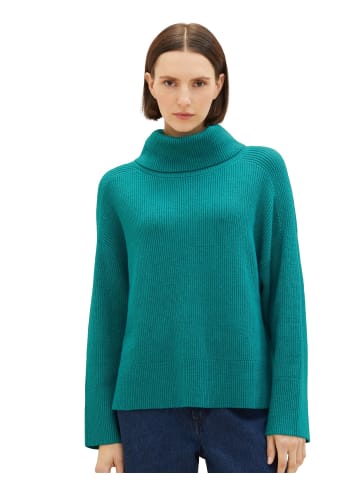 Tom Tailor Pullover in ever green melange