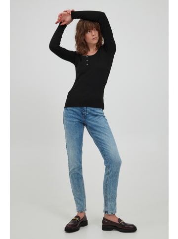 ICHI IHSuper slim fit in Black