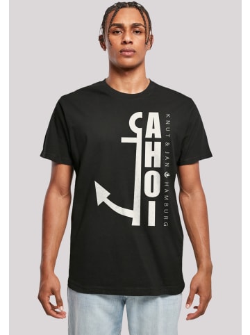 F4NT4STIC T-Shirt Ahoi Anker Crop Knut & Jan Hamburg in schwarz