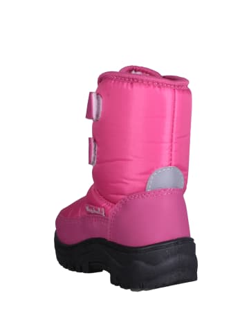 Playshoes Winter-Bootie mit Klettverschluss in Pink