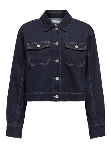 ONLY Jeansjacke in Dark Blue Denim