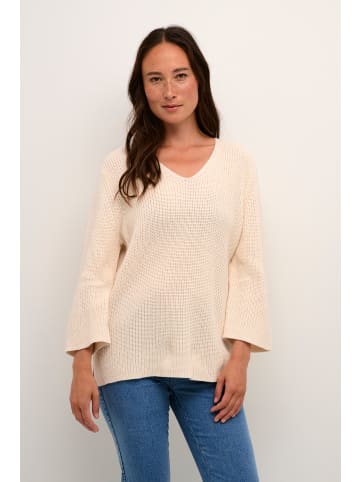 Kaffe Strickpullover KAmerian Oversize fit in Turtledove