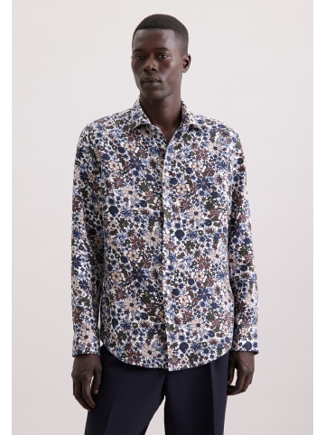 Seidensticker Business Hemd Slim in Braun