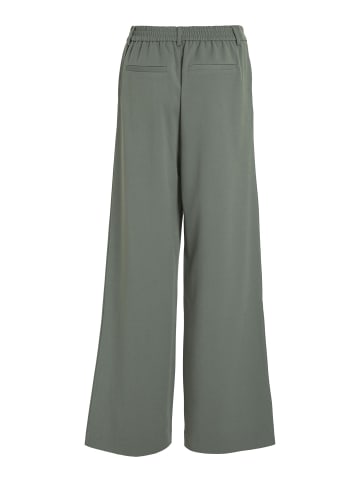 Vila Wide Leg Hose in Duck Green