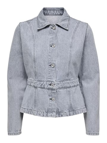ONLY Jeansjacke in Light Grey Denim