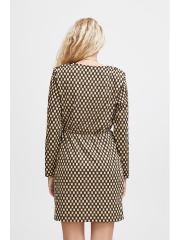 ICHI Kleid IHKATE Regular fit in Doeskin Checks Aop