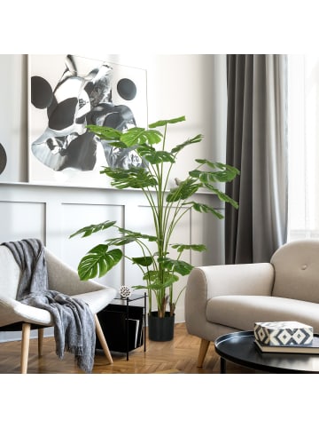 HOMCOM Künstliche Pflanze-Ø20 x 180H cm-Grün