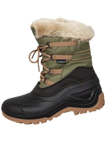 Spirale Winterstiefel Evelin gefüttert in grün