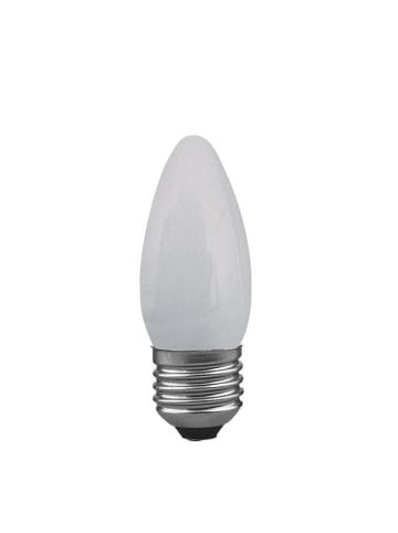 paulmann Kerzenlampe 8W E27 Imatt warmweiß 2300K 15W silber Kst