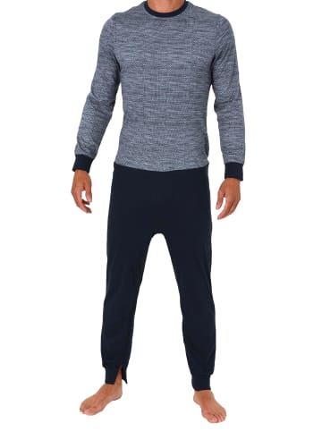 NORMANN Pflegeoverall langarm für Reißverschluss an Rücken - 47512 in navy