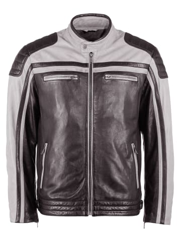 JCC Lederjacke 3102170 in black grey
