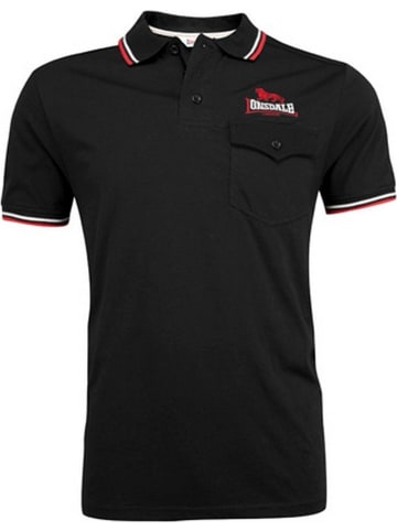 Lonsdale Polo "Lynton" in Schwarz