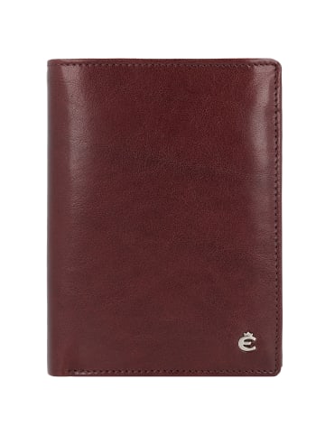 Esquire Toscana Geldbörse RFID Leder 10 cm in coffee