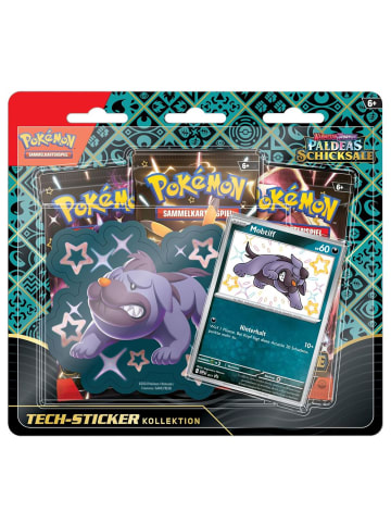 Pokémon Mobtiff | 3 Booster-Packs & Sticker | Pokemon Sammel-Karten deutsch