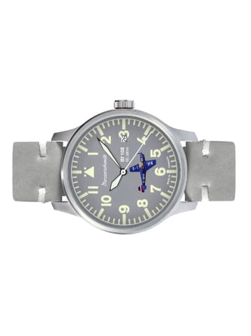 Messerschmitt Quarzuhr ME-42BF108-L in Silber