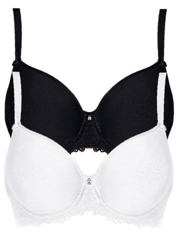 Viania 2er Pack Spacer Bügel BH Leni in champagner  schwarz