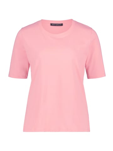 Betty Barclay Basic Shirt mit Rundhalsausschnitt in Flamingo Pink