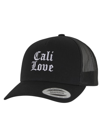 Mister Tee Mister Tee Cool Cali Love 5-Panel Retro Trucker Cap in black