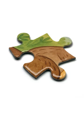 Mr. & Mrs. Panda Puzzle Otter Blumenstrauß Design ohne Spruch in Weiß