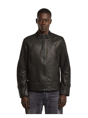 G-Star Raw Biker Leather Jacke dk black